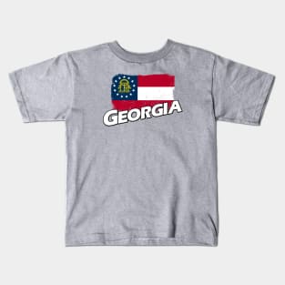 Georgia flag Kids T-Shirt